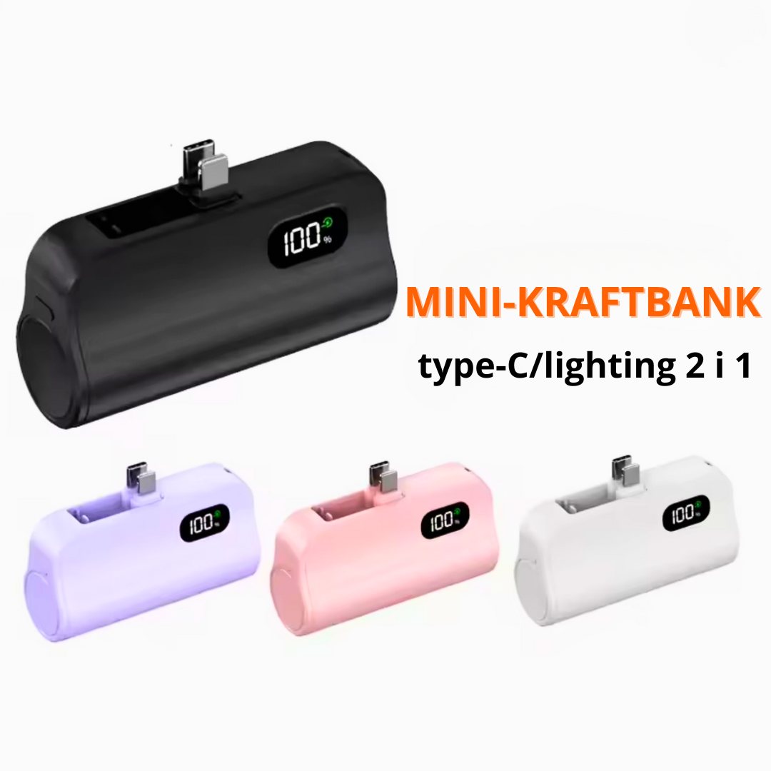 BATTERI 2/1 IPHONE & ANDROID