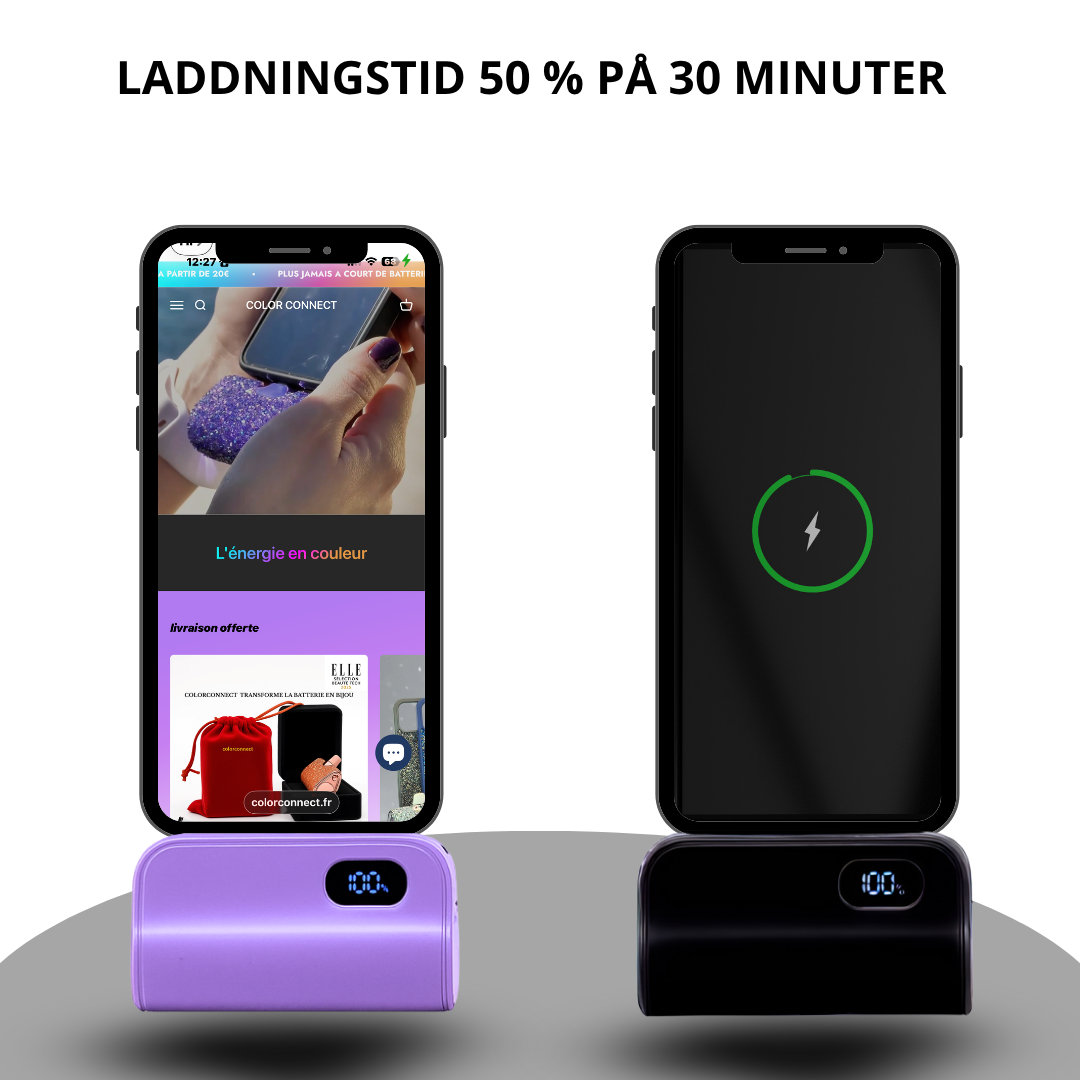 BATTERI 2/1 IPHONE & ANDROID