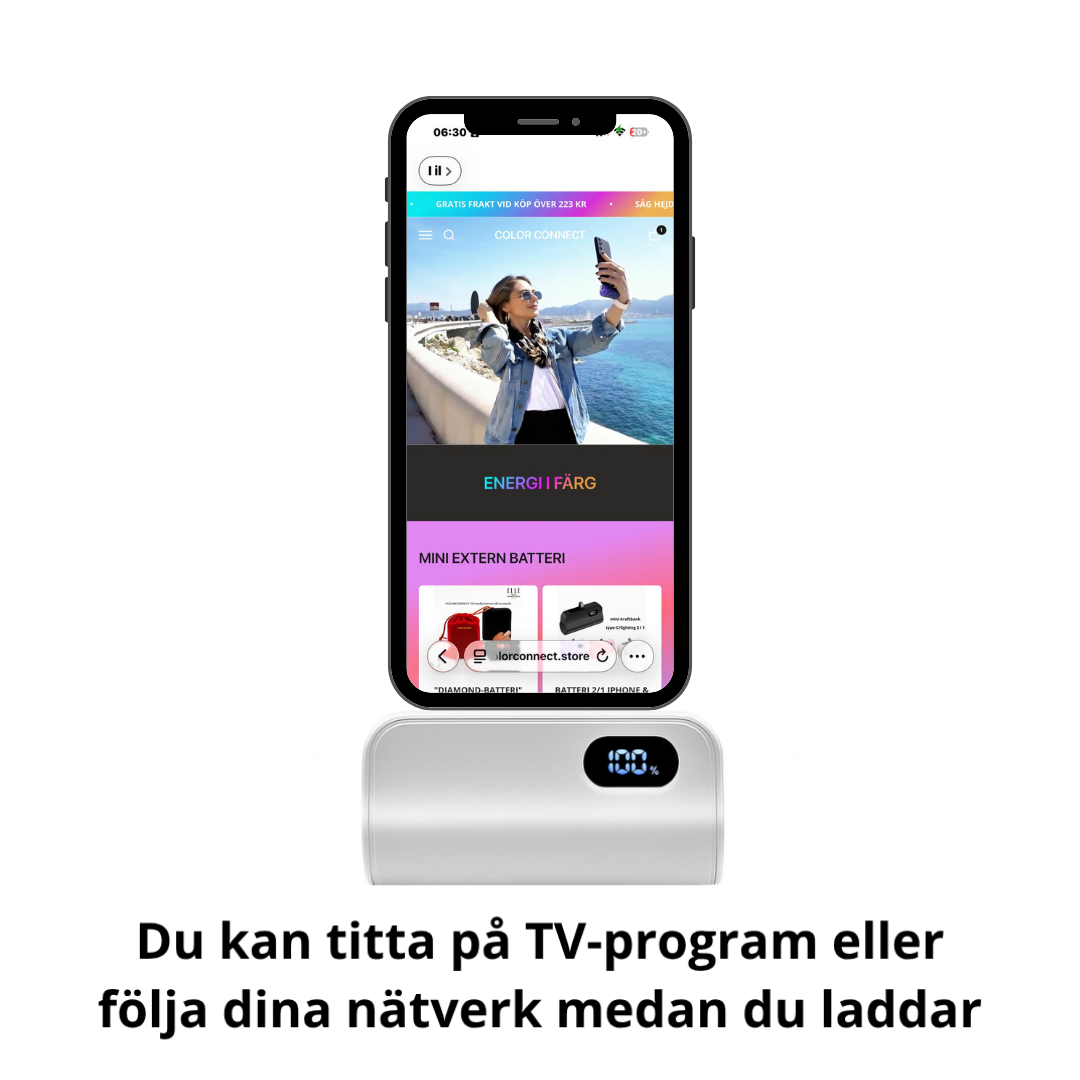 BATTERI 2/1   IPHONE & ANDROID