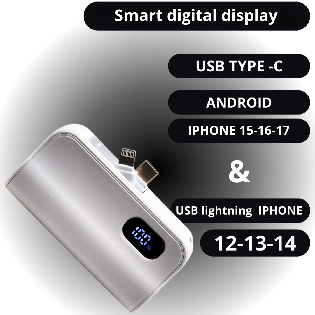 BATTERI 2/1   IPHONE & ANDROID